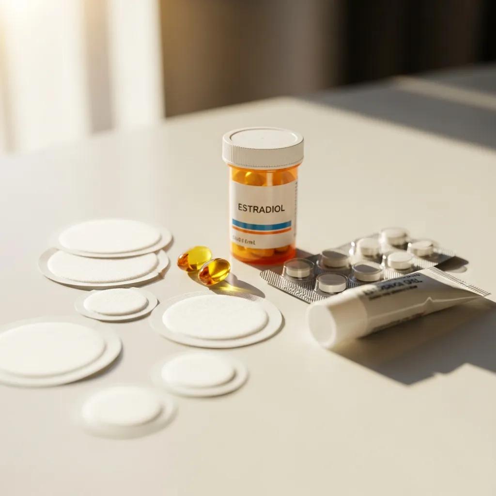 Different forms of estrogen therapy products for menopause treatment options